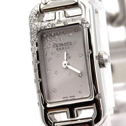 Hermes Nantucket Jetee de Diamant SS Quartz Watch — view 5