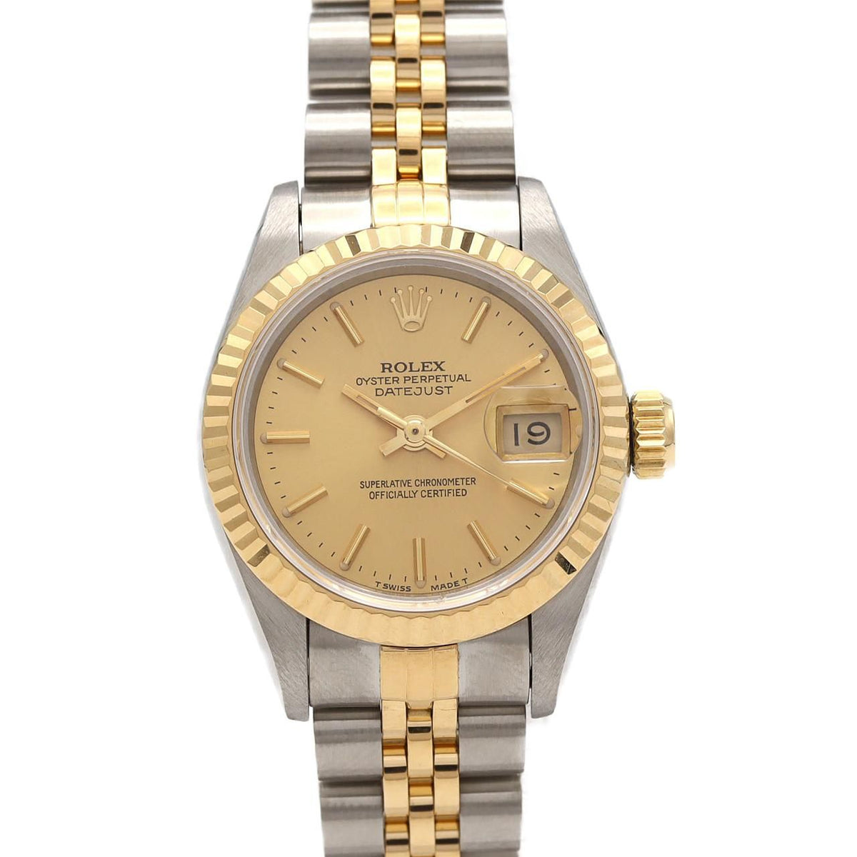 Rolex Datejust Stainless Steel Yellow Gold Automatic