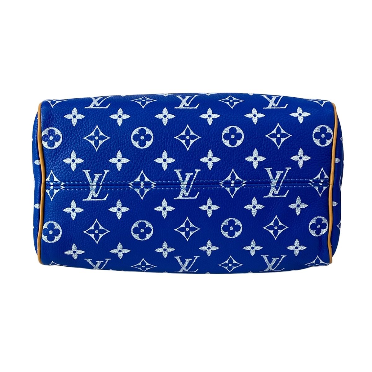 Louis Vuitton Handbag Speedy P9 25 Blue Leather Cowhide — view 5
