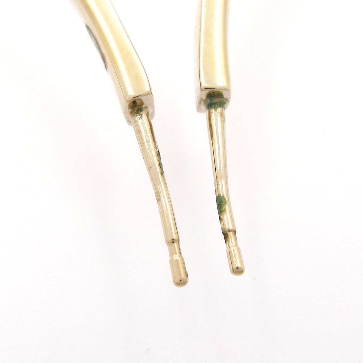 Chanel Earrings Gold Hoop CC Logo — view 4