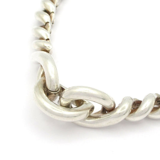Hermes Necklace Torsade Silver