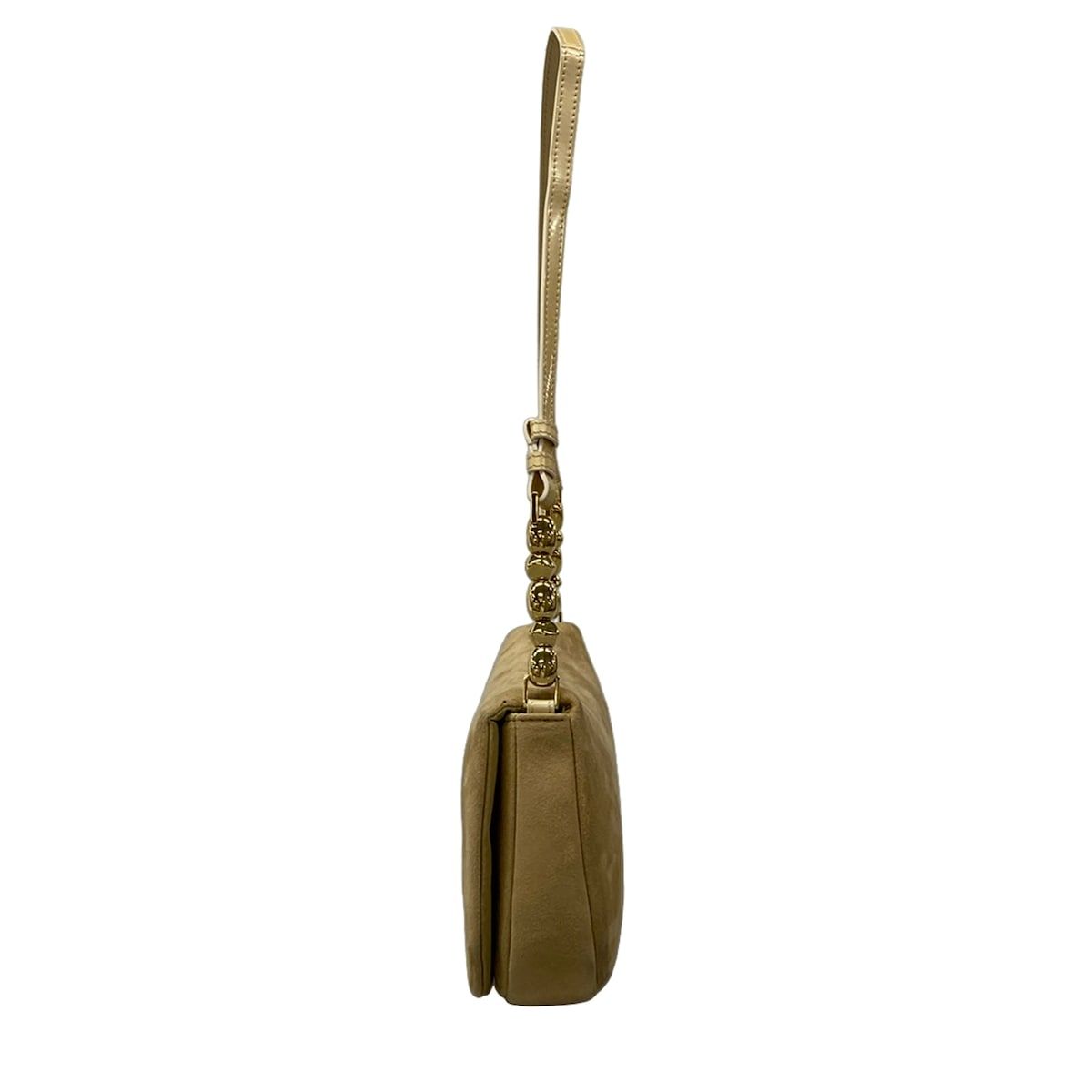 Dior Shoulder Bag Malice Pearl Beige Leather — view 4