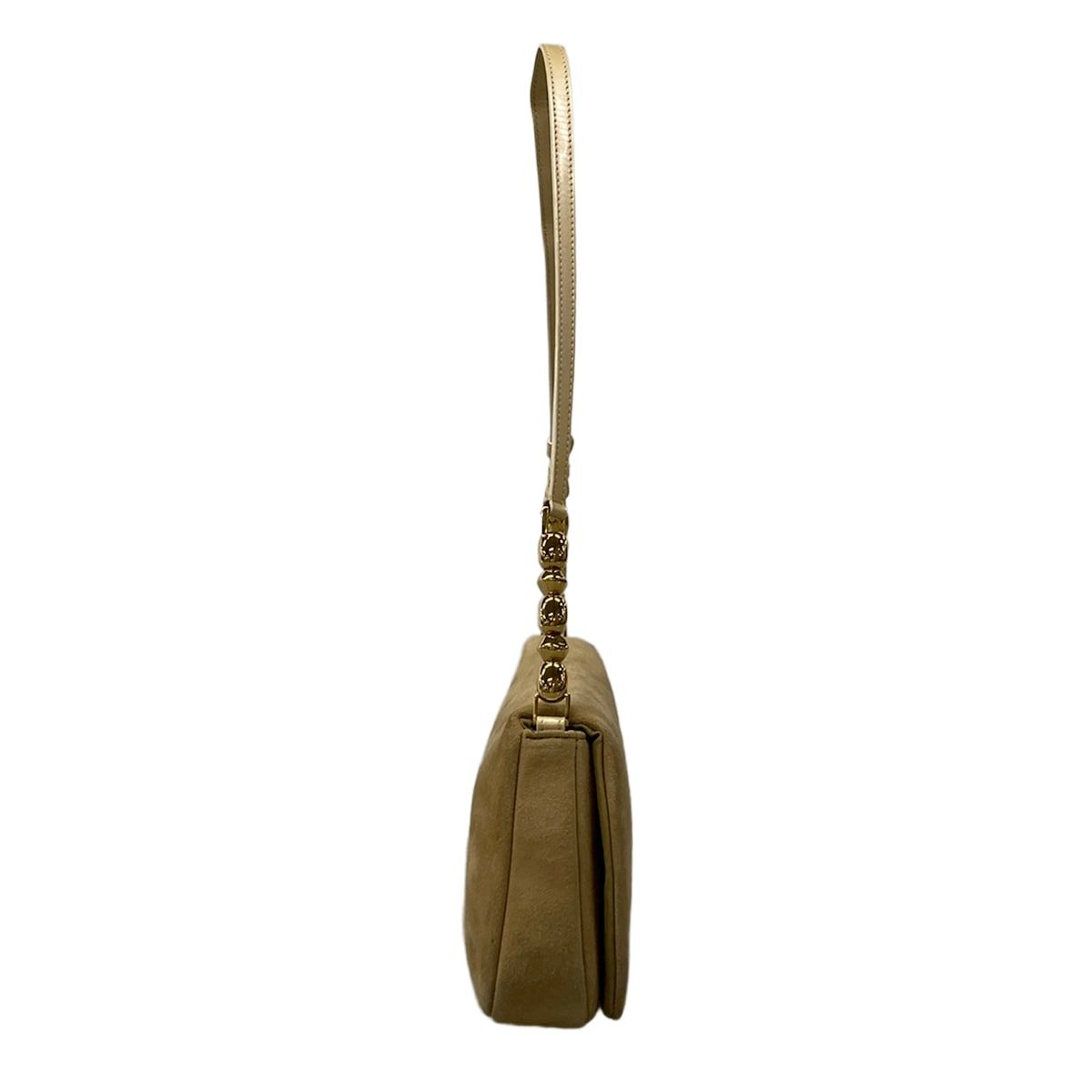 Dior Shoulder Bag Malice Pearl Beige Leather — view 2