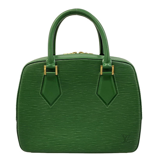 Louis Vuitton Handbag Epi Sablon Borneo Green Leather