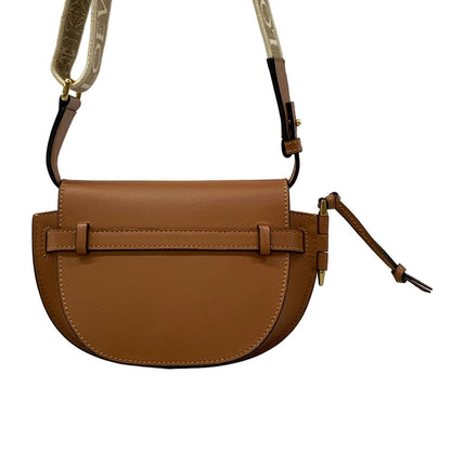 Loewe Shoulder Bag Gate Mini Brown Ivory Multi Leather — view 3