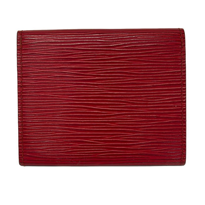 Louis Vuitton Business Card Case Epi Envelope Holder Rouge Leather — view 2