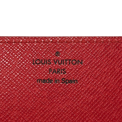 Louis Vuitton Business Card Case Epi Envelope Holder Rouge Leather — view 5