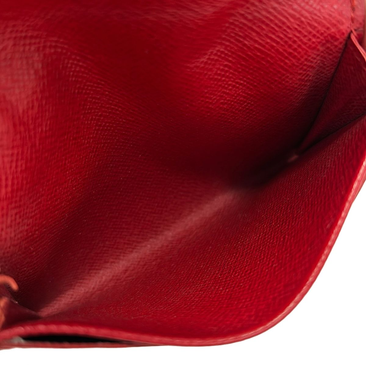 Louis Vuitton Business Card Case Epi Envelope Holder Rouge Leather — view 4