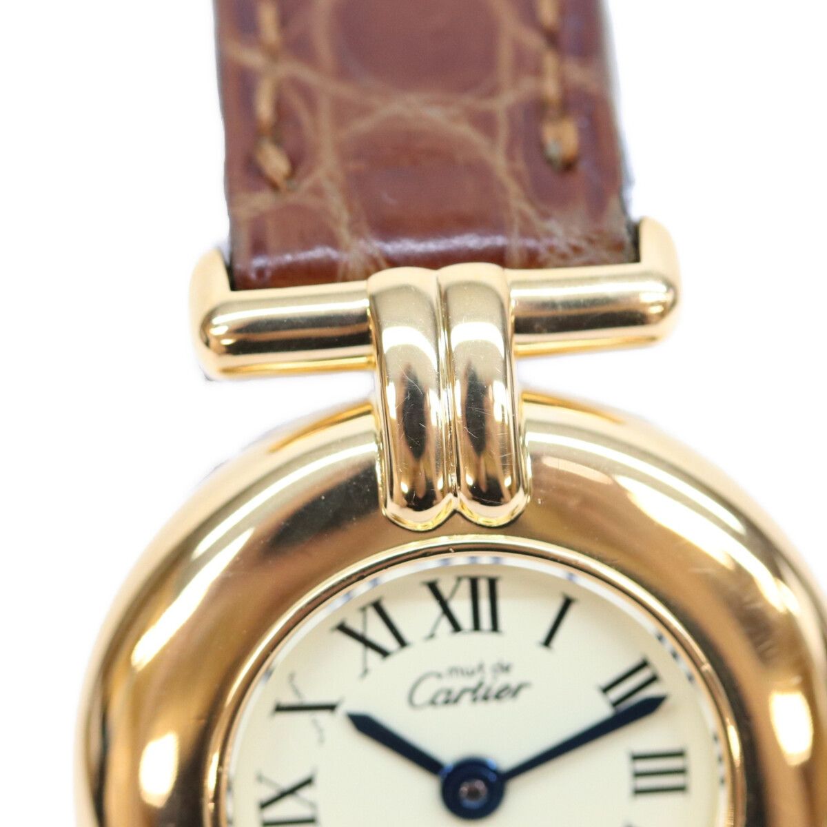 Cartier 925 Must Colisee SM Ivory Roman Dial Vermeil Watch — view 5