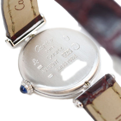 Cartier 925 Sterling Silver Must Colisee SM Watch — view 8