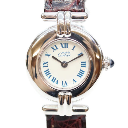 Cartier 925 Sterling Silver Must Colisee SM Watch