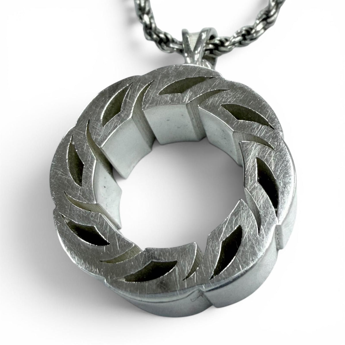 Bottega Veneta Tide Chain Necklace Silver — view 5