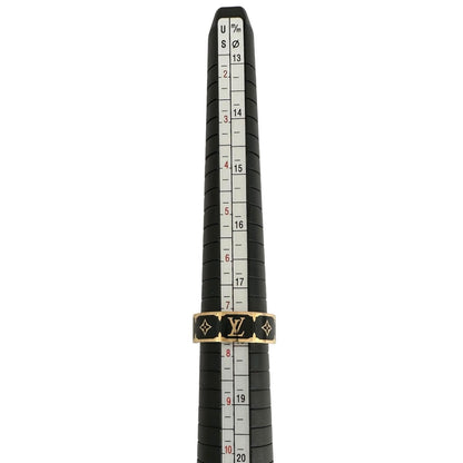 Louis Vuitton Ring Nano Glam Enamel Gold Black — view 7