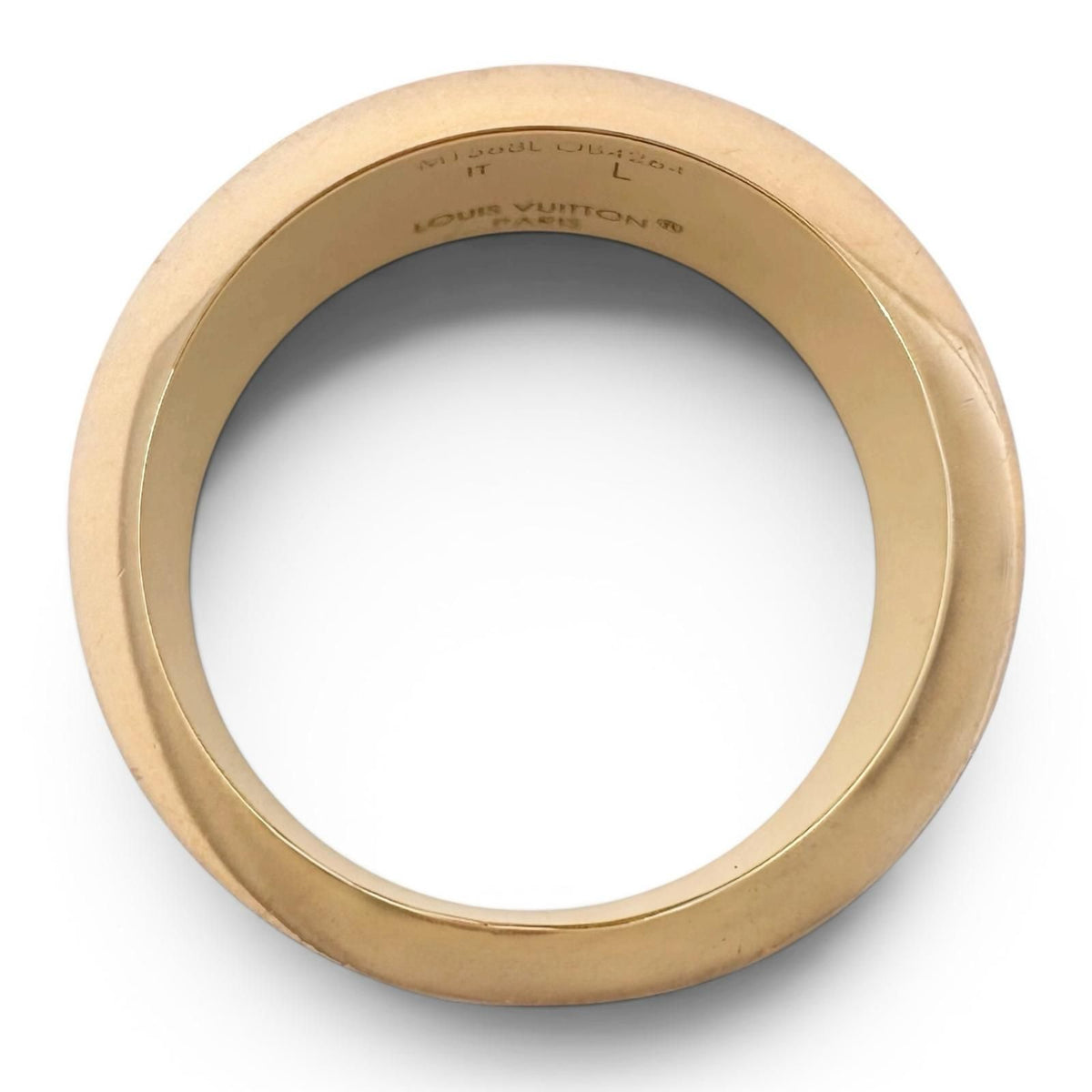Louis Vuitton Ring Nano Glam Enamel Gold Black — view 3