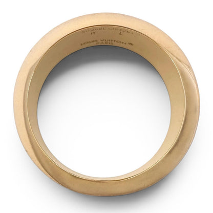 Louis Vuitton Ring Nano Glam Enamel Gold Black — view 3