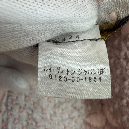 Louis Vuitton Logomania Scarf Rainbow Wool Silk Crystal Pink — view 8