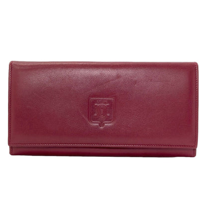Celine Logo Wallet Leather