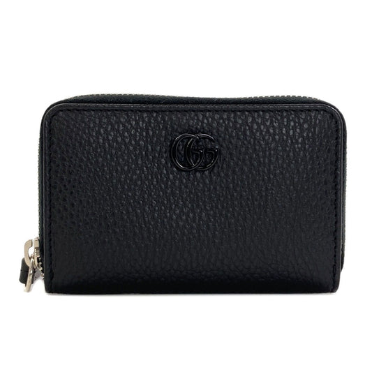 Gucci GG Marmont Double G Coin Purse Leather
