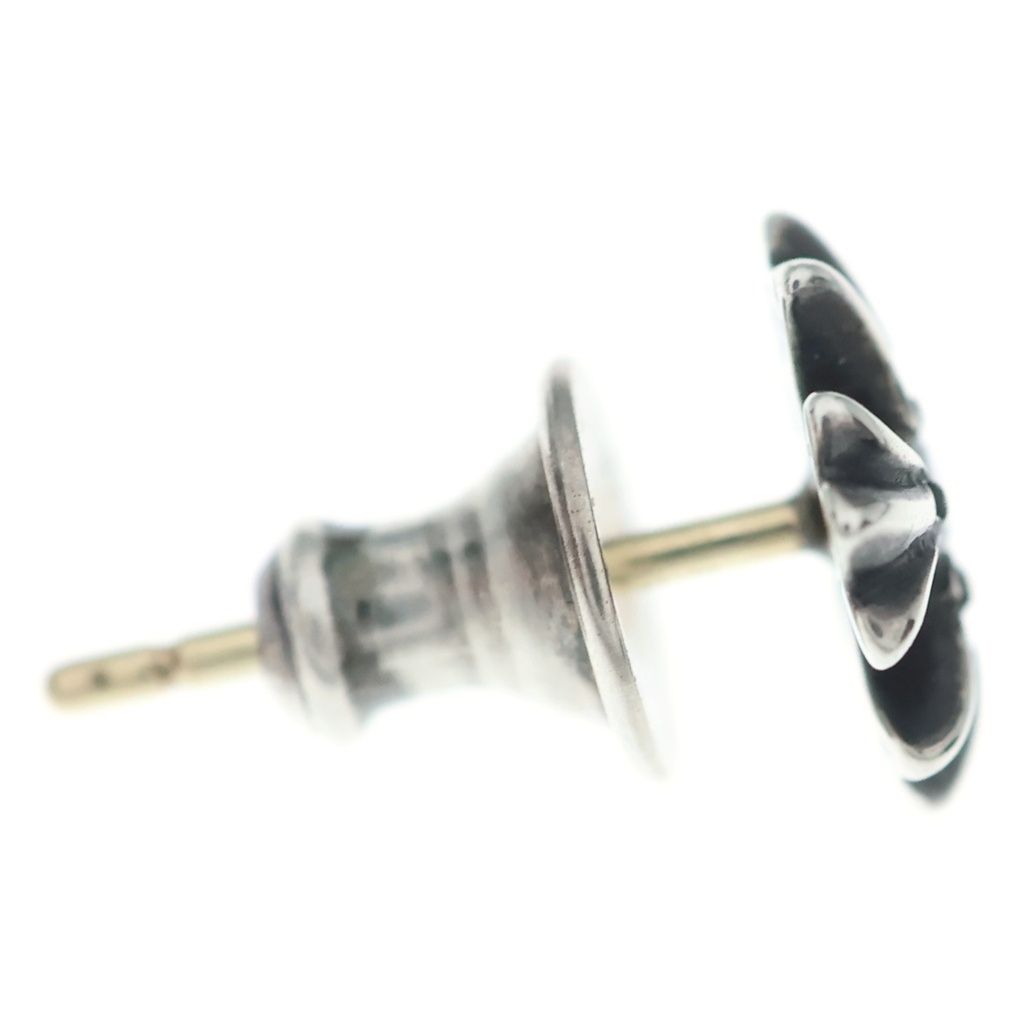 Chrome Hearts CH Pls Dia CH Plus Stud Earrings Silver — view 4