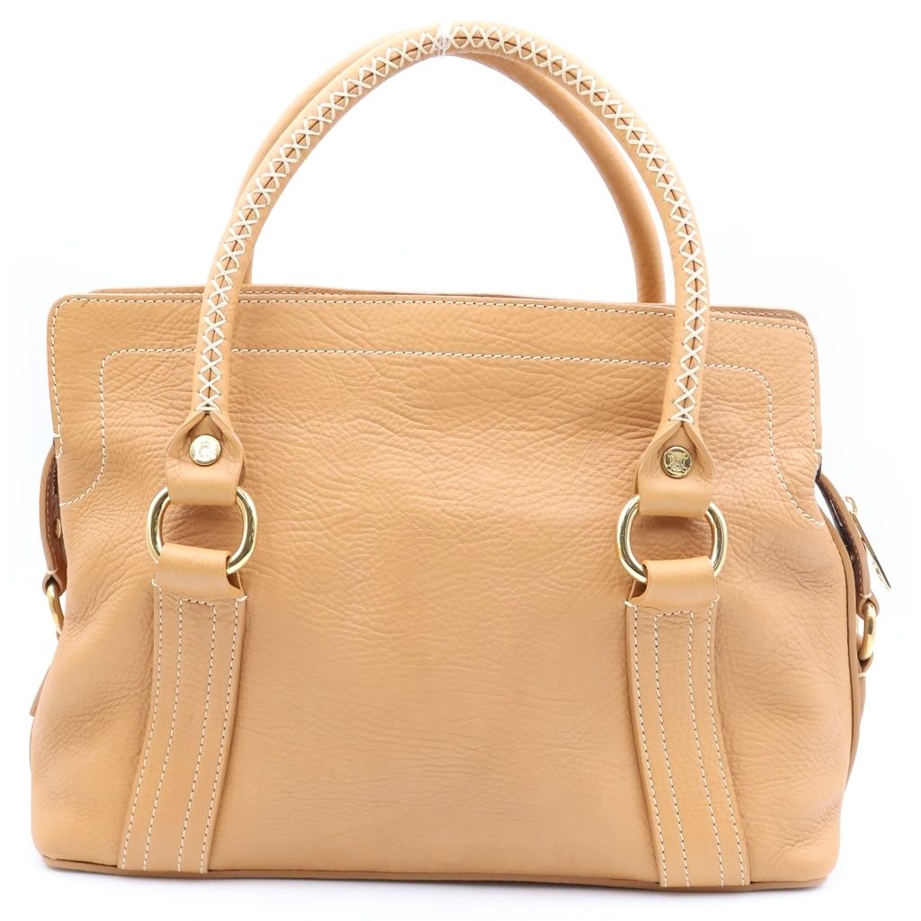 Celine Boogie Bag Handbag Brown Leather Gold — view 2