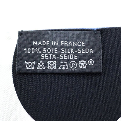 Hermes les Leopards Maxi Twilly Twill Up Scarf Blue — view 6