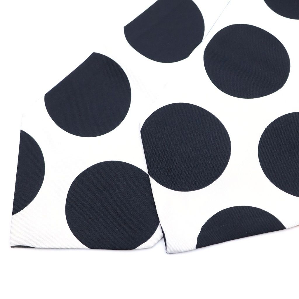 Hermes les Leopards Maxi Twilly Twill Up Scarf Blue — view 5