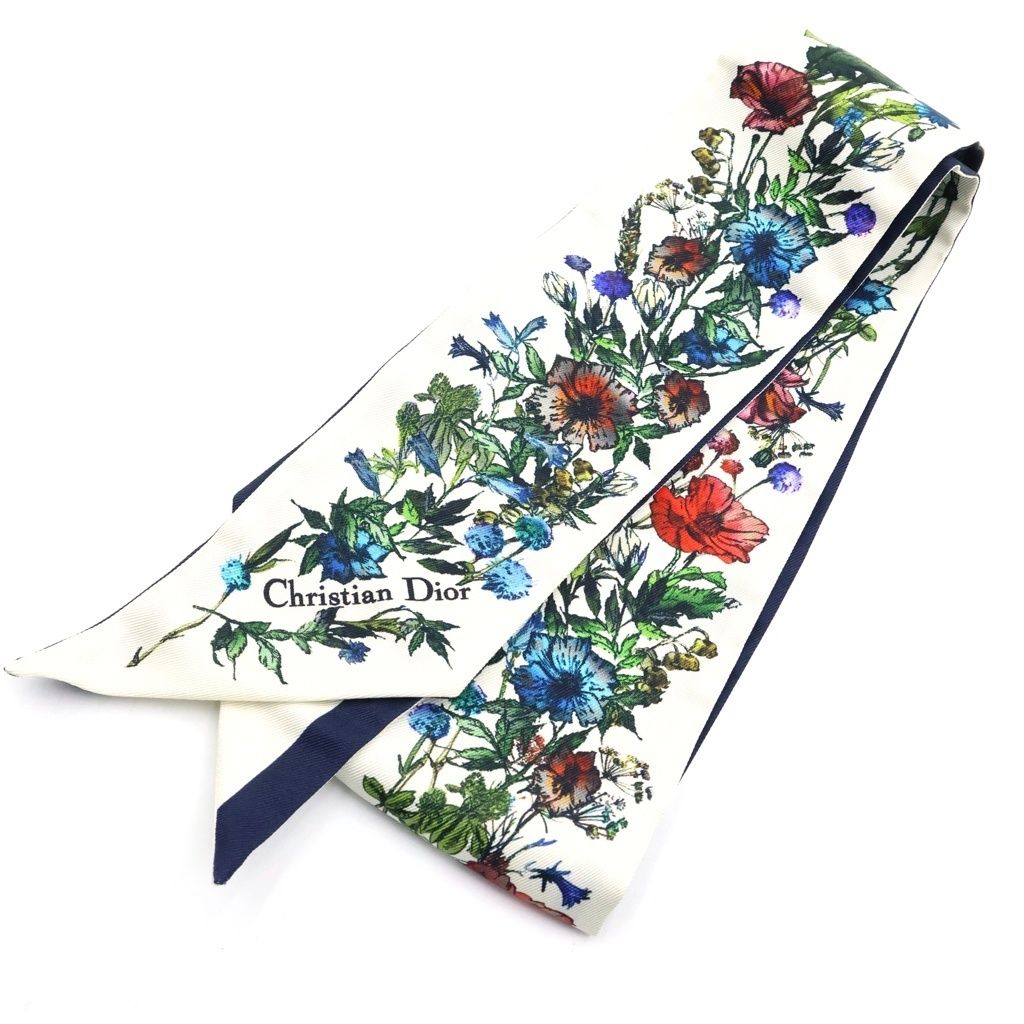 Dior D-millefiori Mitzah Scarf Flower Multicolor