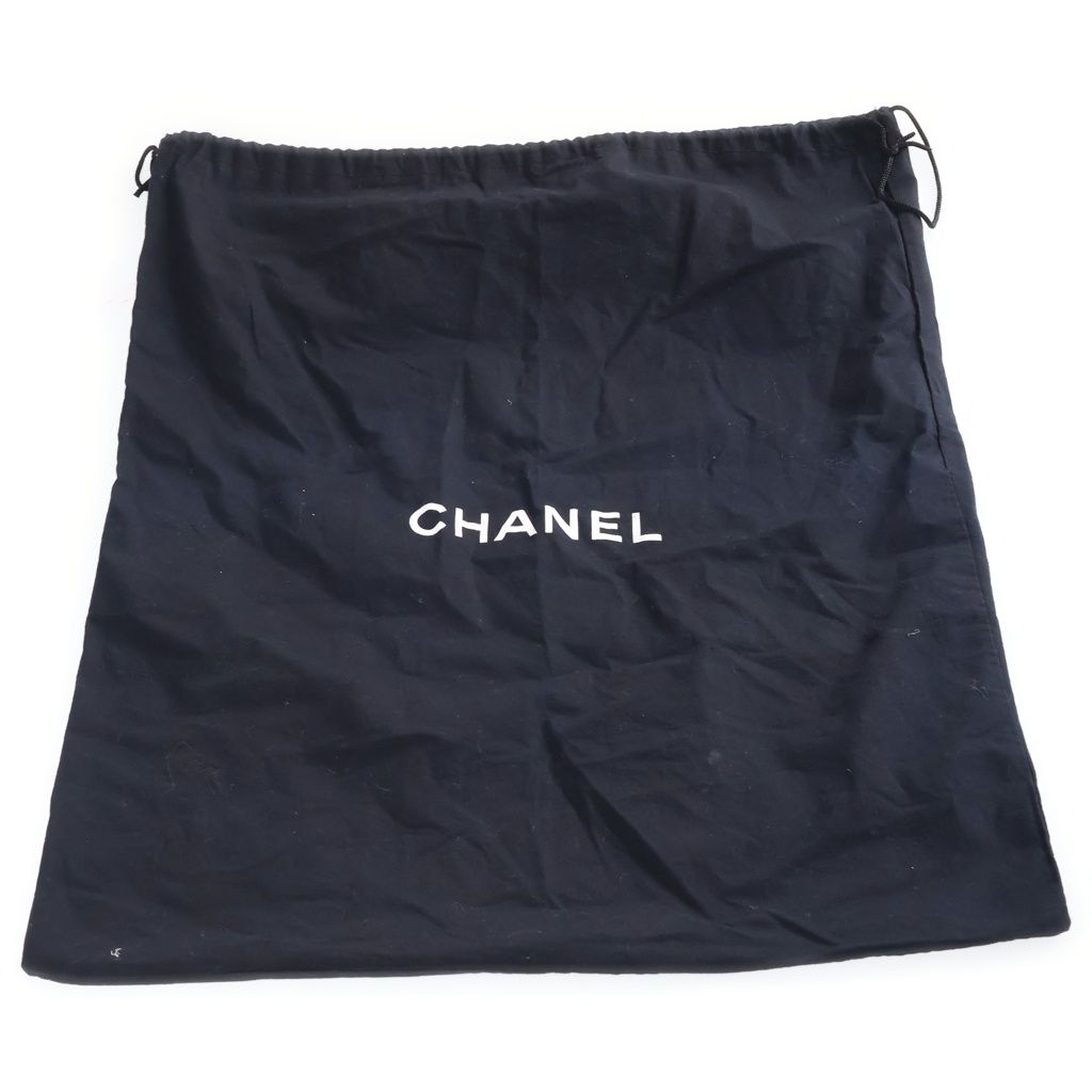 Chanel CC Logo Chain Arm Warmer GD Black Rabbit — view 8