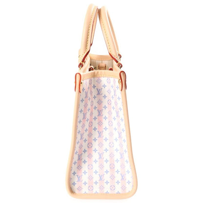 Louis Vuitton LV Stamp Collection On The Go PM Tote Bag 2-Way Shoulder White — view 3