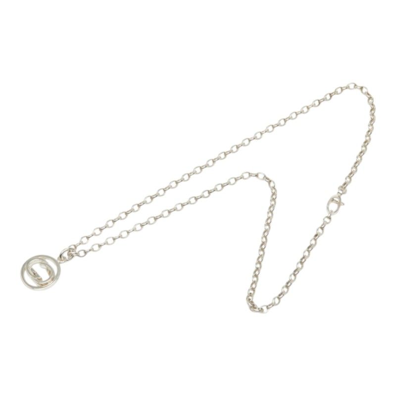 Gucci GG Logo Double G Chain Pendant Silver — view 6