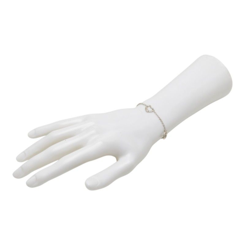 Tiffany & Co Elsa Peretti Open Heart Bracelet Silver — view 6