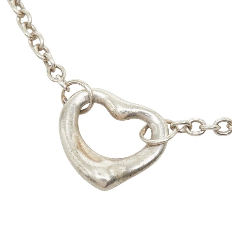 Tiffany & Co Elsa Peretti Open Heart Bracelet Silver — view 3
