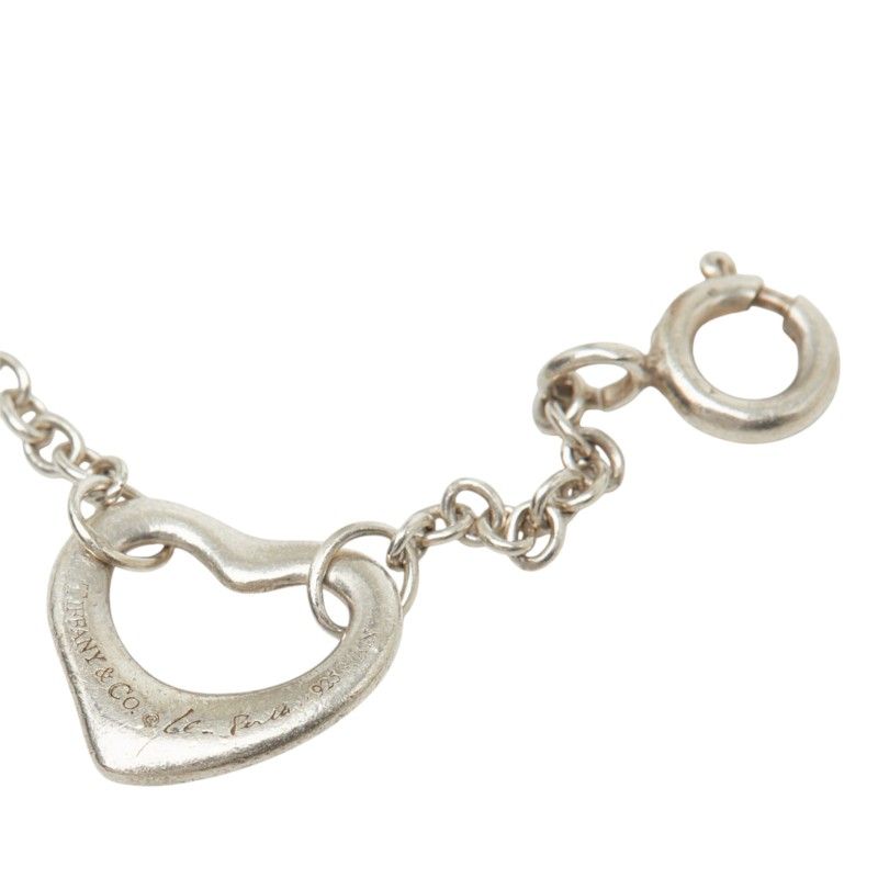 Tiffany & Co Elsa Peretti Open Heart Bracelet Silver — view 4