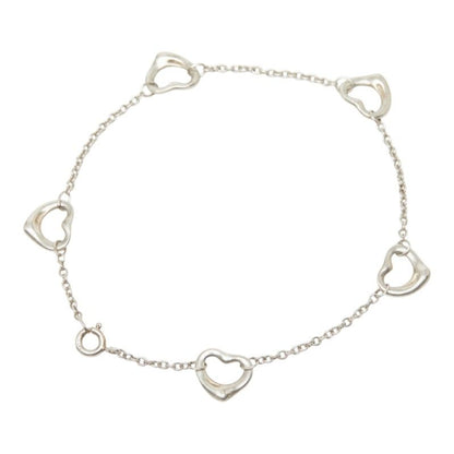 Tiffany & Co Elsa Peretti Open Heart Bracelet Silver