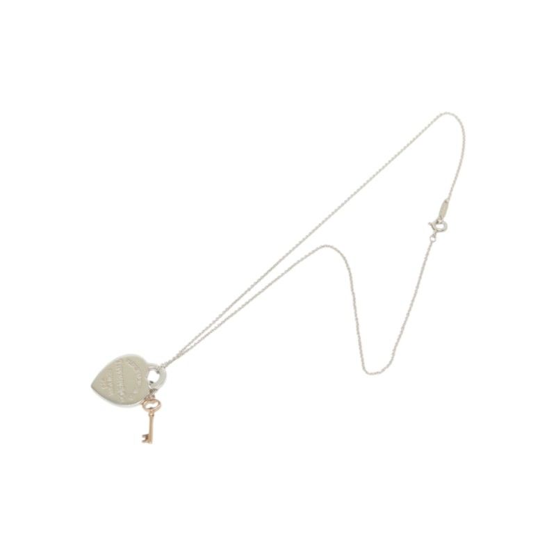 Tiffany & Co Return to Heart Key Pendant Silver — view 6