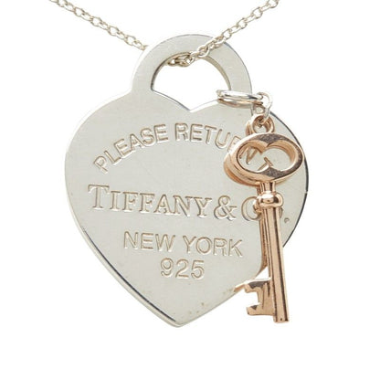 Tiffany & Co Return to Heart Key Pendant Silver