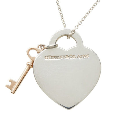 Tiffany & Co Return to Heart Key Pendant Silver — view 2