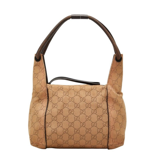 Gucci GG Canvas Handbag Brown