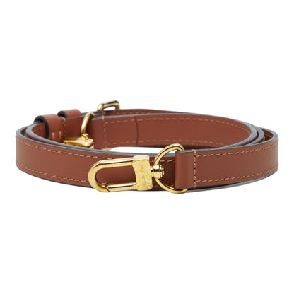Louis Vuitton Shoulder Strap Brown Leather