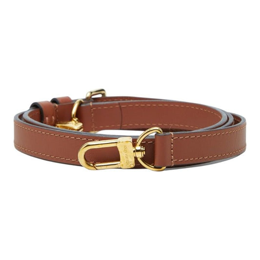 Louis Vuitton Shoulder Strap Brown Leather