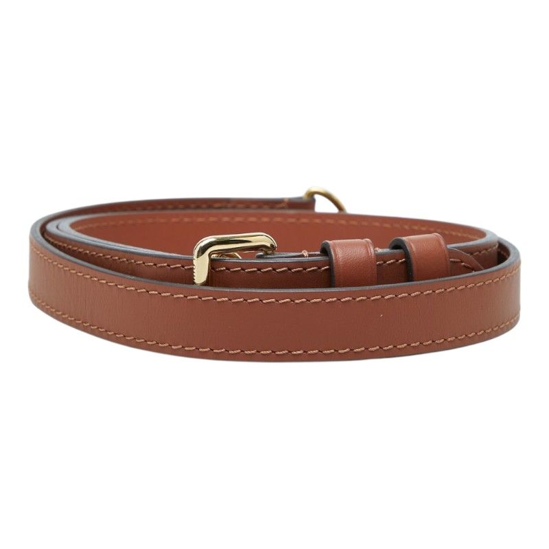 Louis Vuitton Shoulder Strap Brown Leather — view 3