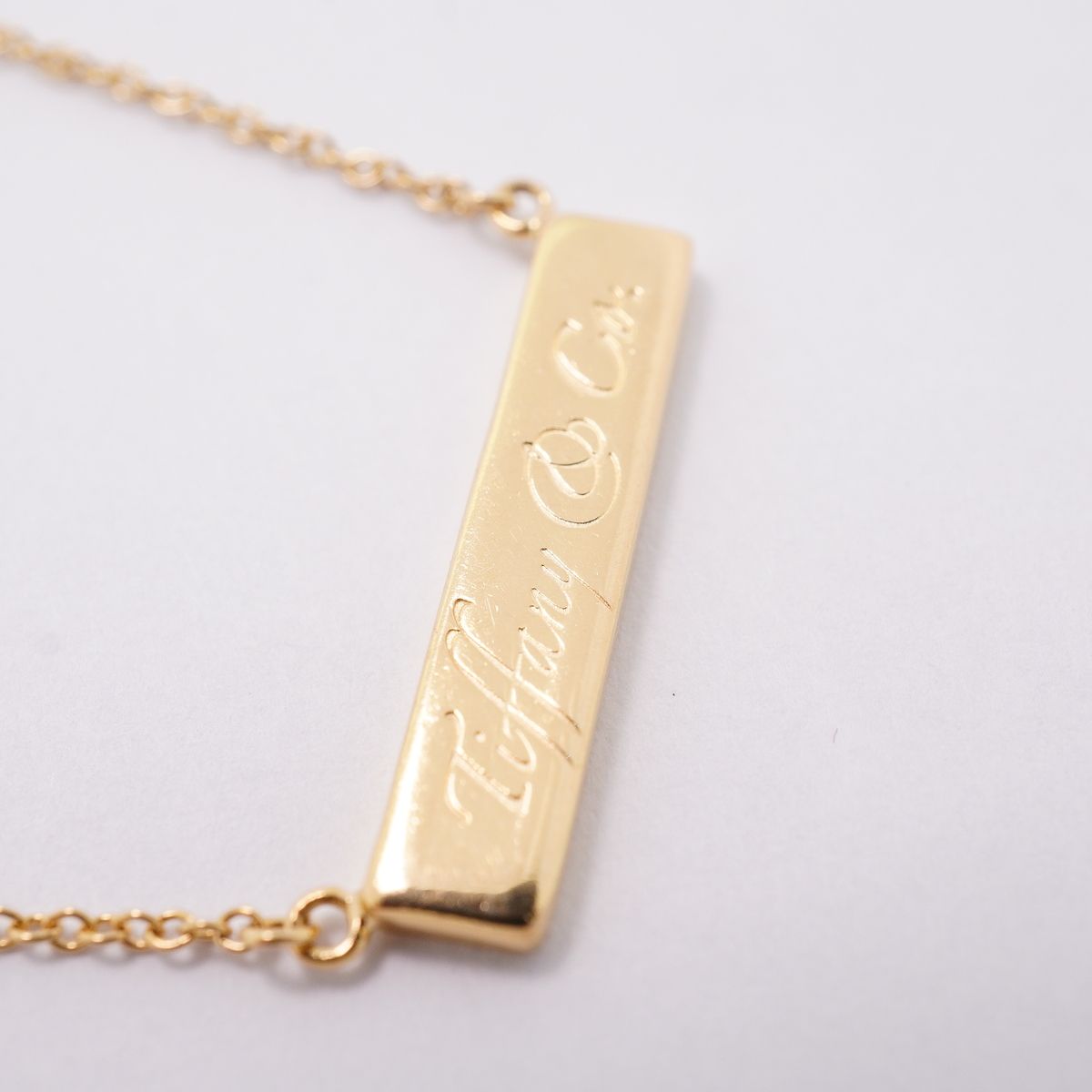 Tiffany & Co Necklace Notes Bar 18k Yellow Gold — view 6