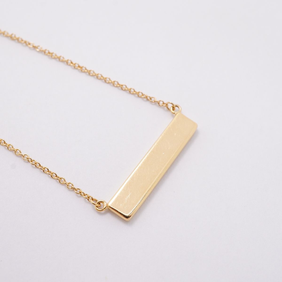Tiffany & Co Necklace Notes Bar 18k Yellow Gold — view 2