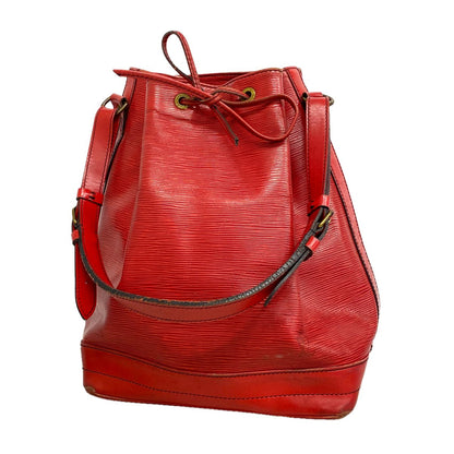 Louis Vuitton Shoulder Bag Epi Noe Castilian Red