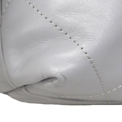 Chanel Shoulder Bag Gray Silver — view 6