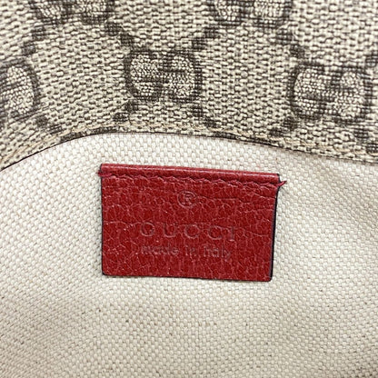 Gucci Waist Bag GG Supreme Neo Vintage Brown Bordeaux Gold — view 5