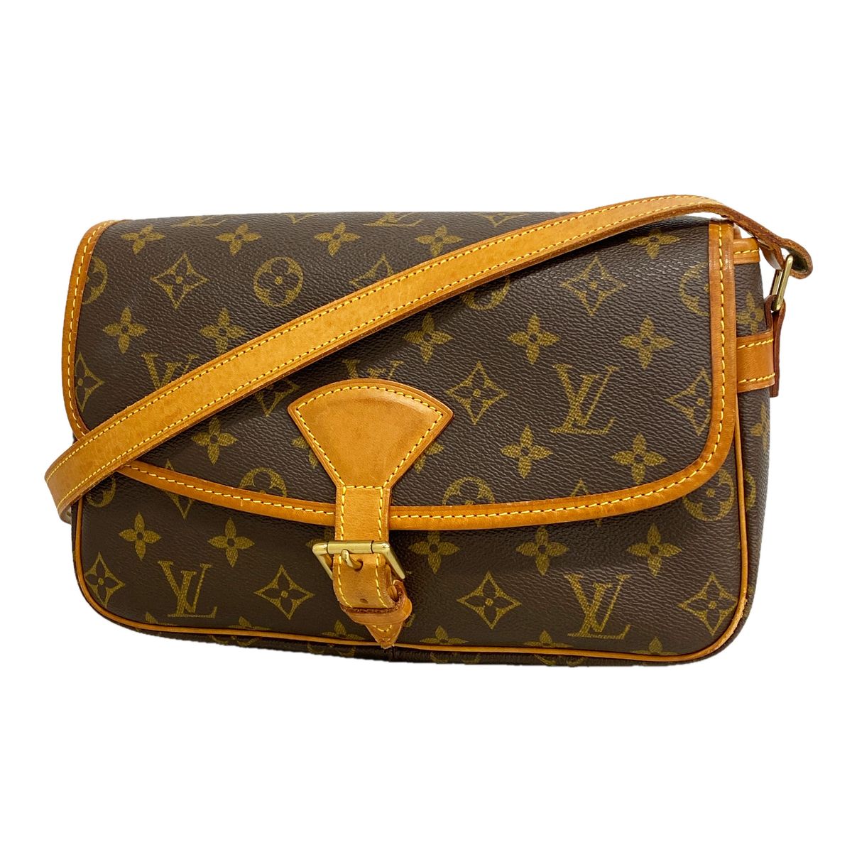 Louis Vuitton Shoulder Bag Monogram Solonge Brown