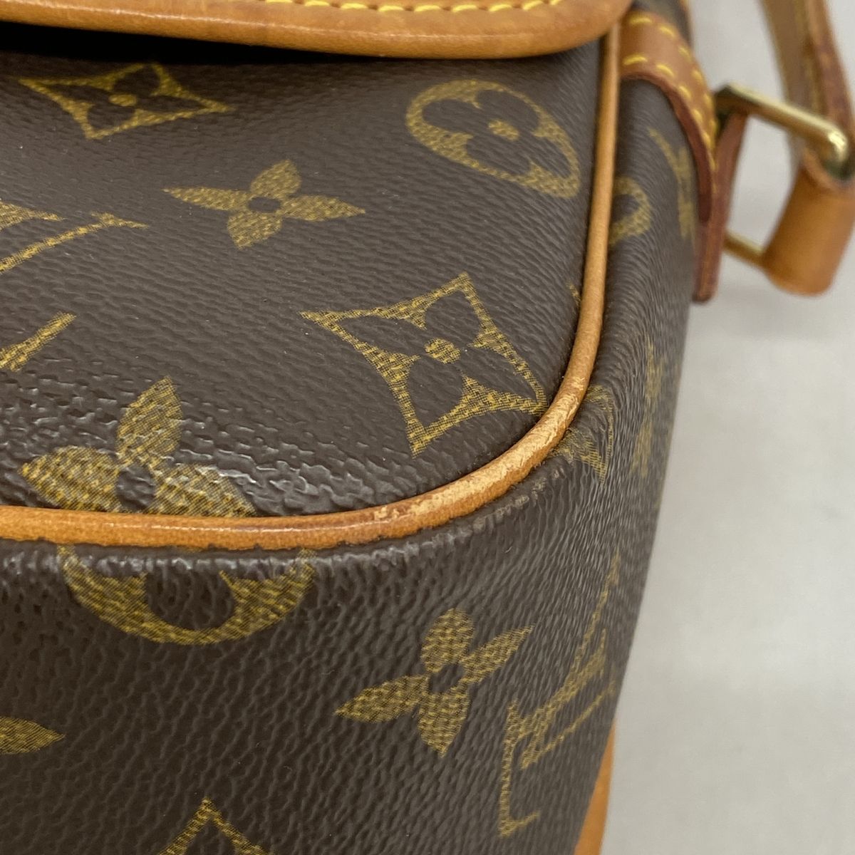 Louis Vuitton Shoulder Bag Monogram Solonge Brown — view 7