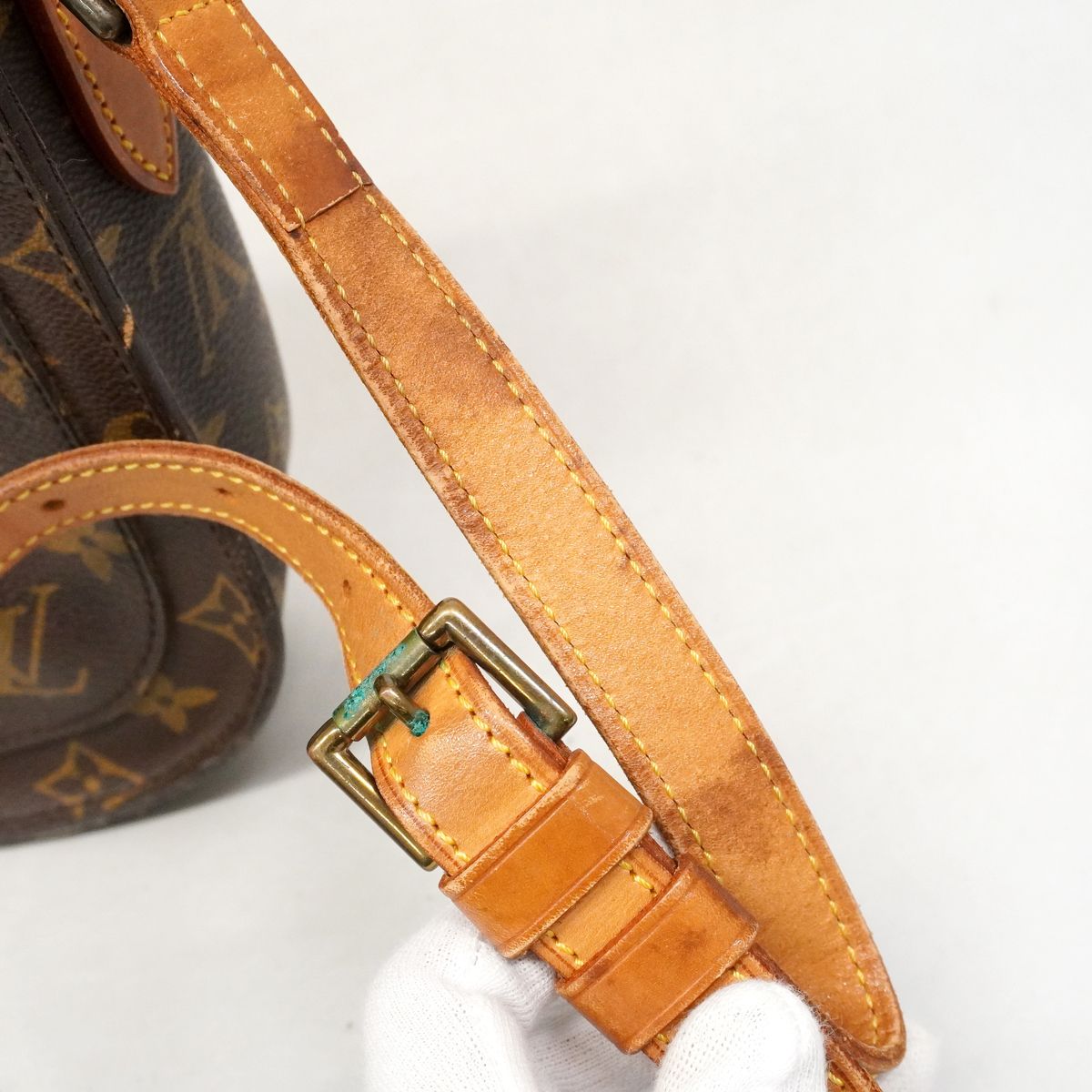 Louis Vuitton Shoulder Bag Monogram Saint-cloud GM Brown — view 8