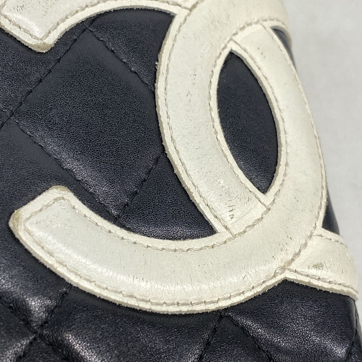 Chanel Wallet Cambon Lambskin Black Silver — view 7